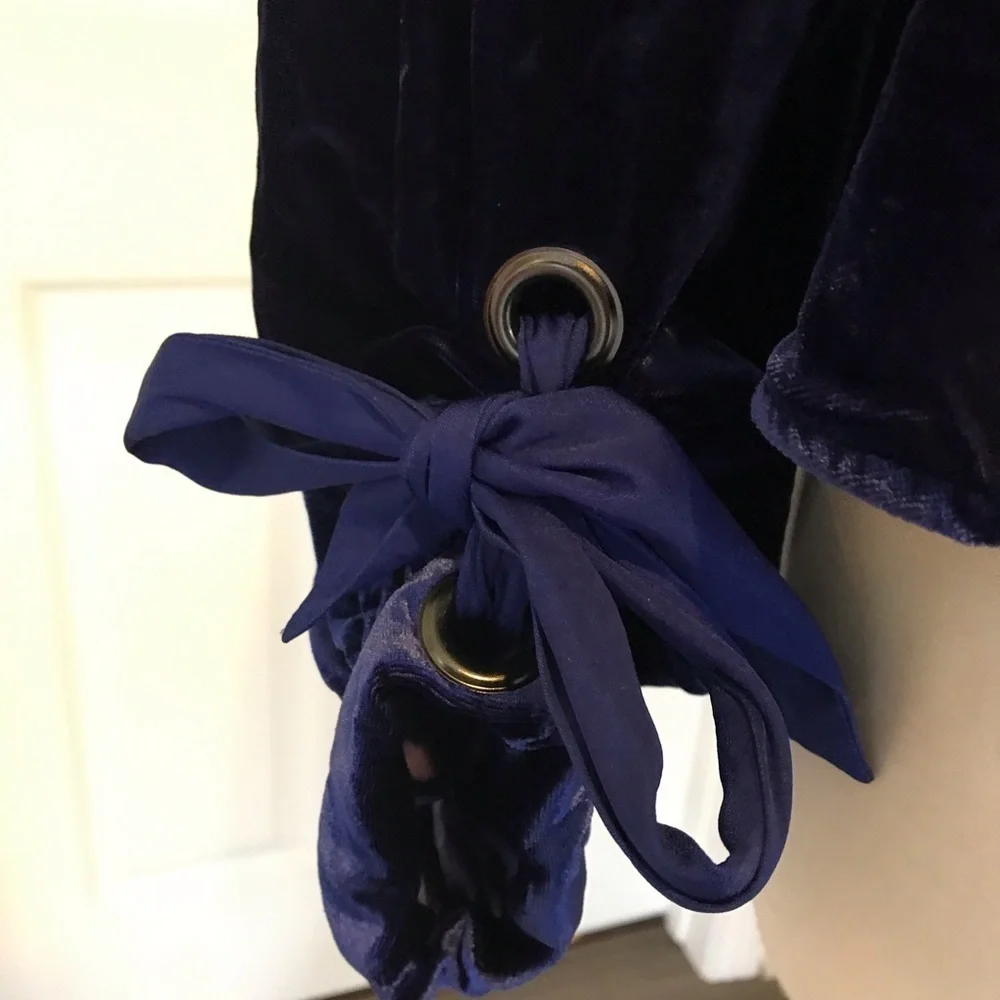 Blue Velvet Top